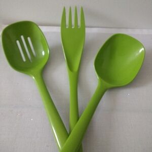 Vintage Rosti Green Cooking/Serving Utensil Set